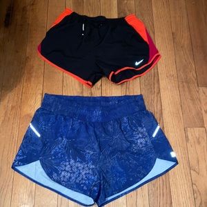 workout shorts medium and large